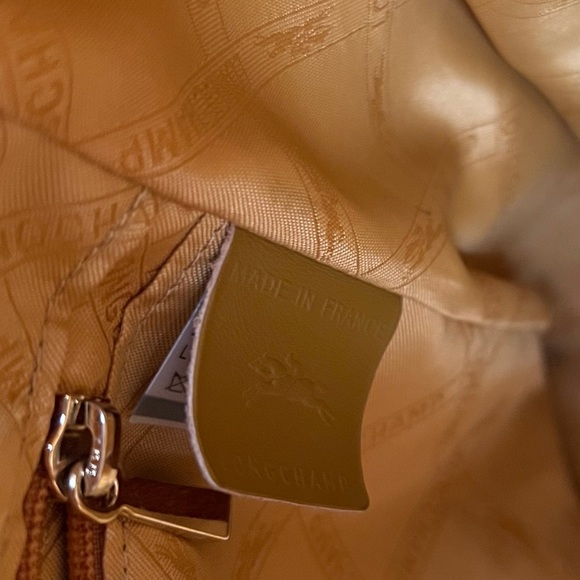 LONGCHAMP TOTE BAG WITH BRAIDED SUEDE DETAILS - Picture 10 of 11